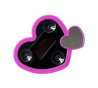 Car Lights -Interior Car Lights, Neon Small LED Light | Heart Solar Vehicle Window Lamp | Cars Liights Interiior For Women Men Interior Truck Triangle Window Decor Night Atmosphere