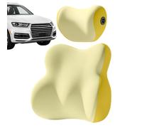 Car Lumbar Support - 40x40x5cm Memory Foam Pillow, Ergonomic Headrest | Breathable Synthetic Fiber Cushion 300g, Neck Support Pad Relieves Back Fast During Long Period Driving Commuting Truck