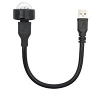 Car Magic Ball Star Light - Car Magic Ball Star Light, USB Discoteca Light Proiettore per auto | Luce di festa attivata al suono per interni del soffitto del veicolo, lampada a luce stellare