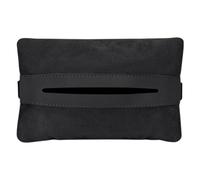 Car Magnetic Leather Tissue Box - Back Seat Hanging Storage Bag Organizer | Keep Car Tissues Reachable With Soft Chammy-like Leather Back Seat Organizer Featuring Magnetic Closure And A Secure Zipper