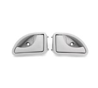 Car Maniglia Porta Interna Per Kangoo Per Twingo 1997-2003 1 Coppia Nero/Grigio Sinistra Lato Destro Auto Maniglia Interna Della Porta Manopola Maniglie(Gray)