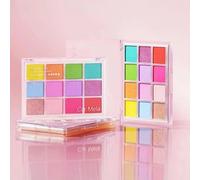 CAR MELA - Twelve Glaze Macaron Eyeshadow Palette 02# Circus - 12g