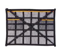 Car Mesh Storage Ceiling, Interior Overhead Organizer, 27,58 x 19,7 pollici, Expandable Cargo Net, Straps Easy Installation, Space Saving Travel Gear Fits Cars, Road Trip (Dark)