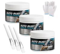 Car Metal Rust Repair Paste, Auto Rust Paste, Seal Rust Fast (3PCS) | Car Rust Shield Paste, Metal Rust Protection White Repair Paste, Repairs Rusts & Seals Metalfor Car Metal Surfaces