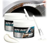 Car Metal Rust Repair Paste - Auto Rust Shield Paste (2Pcs) | with Brush, Easy to Use, Long-Lasting Coverage, for Car Chassis, Wheel Arches, Door Gaps and other Parts