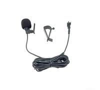 Car Microphone 3.5mm Handsfree Replacement Mic SM Terminal | Cable, -32dB Sensitivity, 3.5/2.5mm Jack, Base With Clip, For Car CD Player Navigation