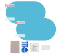 Car Mirror Waterproof Film - Nano-Coating Protective Sticker, Clear Safety Shield, HD Driving Protection | Rearview Mirror Guard, Anti-Fog Transparent Film, Accessory for Rain Snow Foggy Conditions