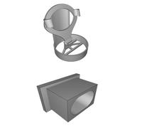 Car Mount with Charging Dock Compatible with iPhone X CarPlay Cup Holder Design