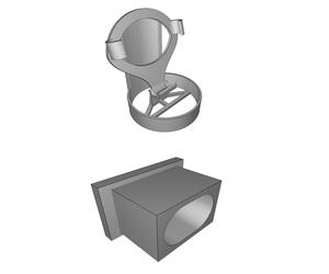 Car Mount with Charging Dock Compatible with iPhone X CarPlay Cup Holder Design