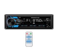 Car MP3 Player Detachable Panel 1din USB FM Radio Tuner with LED Segment Displays AUX Input Bluetooth Phone/Remote control