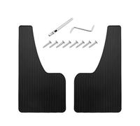 car mud flaps, Parafanghi universali for auto, parafanghi anteriori e posteriori in PP, compatibili con auto, SUV, fuoristrada, camion, accessori for auto,for No Need to Drill Holes Set of 4(2pcs Lar