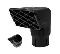 Car Mudding Snorkel Head Air Intake Kit, Lightweight Wind Tools Snorkel, Robust Accessories for Truck, Head In Take Rams Top, LLDPE, Black Color, 3 Inch