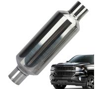 Car Muffler - Performance Exhaust Pipe Tip | Automotive Replacement Part To Reduce Engine Noise Improve Driving Quietness For Cars Trucks Racing Mods Harsh Weather