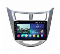 Car Multimedia Radio per Hyundai Accent Verna Solaris 2011-2019 Wireless Carplay Android Auto Stereo Auto Bluetooth Ips con Pantalla Táctil con Gps, 8 Nucleo 8G+256G