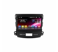 Car Multimedia Radio per Mitsubishi Outlander 2005-2012 Bluetooth, Ips Touchscreen Radio con Siri/Vocale/Gps Navigazione/Musica Online/Mirror Link, Telecamera di, 4 Nucleo 2G+32G