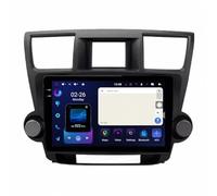 Car Multimedia Radio per Toyota Highlander 2007-2013 Wireless Carplay Android Auto Stereo Auto Bluetooth Ips con Pantalla Táctil con Gps, 4 Nucleo 2G+32G