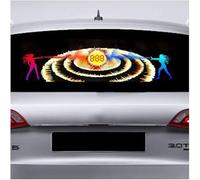 Car Music Rhythm Light, Music Rhythm Equalizer Decorazione Adesivo for auto, adatto a vari modelli di auto, 90x25cm