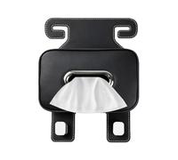 Car Napkin Holder - Wide Tissue Dispenser, Easy Access Storage Organizer | Vehicle Tissue Case - Quick Pulling for Convenience | Hanging Hook Mount with Space Saving Design for Travel and Daily Commut