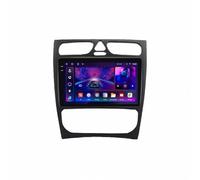 Car Navigation Car Radio per Benz C CLK clase S203 W203 W209 A209 2000-2005 Touchscreen Stereo Auto Bluetooth con Schermo, Radio Auto con Mirror Link/Usb/Supporta Telecamera, 4 Nucleo 2G+32G
