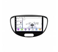 Car Navigation Car Radio per Hyundai Grand i10 PA 2007-2013 Ips Schermo Tattile Supporto Gps Navigatore Wireless Radio Carplay Android Auto Wifi Dab+, 8 Nucleo 6G+128G