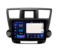 Car Navigation Car Radio per Toyota Highlander 2007-2013 Wireless Carplay Android Auto Stereo Auto Bluetooth Ips con Pantalla Táctil con Gps, 8 Nucleo 6G+128G