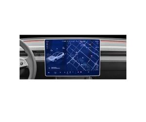 Car Navigation Pellicola Protettiva Per Tesla Per Modello Y Per Refresh 2026 Pellicola Di Vetro Temperato Protezione HD Matte Bluelight Schermo Posteriore Controllo Centrale(Bulelight 16in 8in)