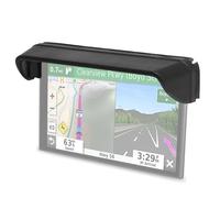 Car Navigation Visor, Glare Shield Cover, 7.87x1.57in Authentic Gps Sun Hood, Compact Anti-Glare Protection, Reflection Blocking Design for Navigator Screen Accessories