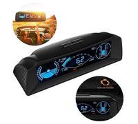 Car-OBD2 Misuratore Multifunzione HUD Head Up Tachimetro Digitale Pendenza Displ