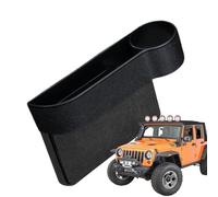 Car Organizer Front, Crevice Seat Storage, 7.99in Vehicle Cup Holder, Multifunctional Organizer Tray, Authentic Compact Design for Phone Wallet Keys, Cards, Drink Bottle, Sunglasses, Truck Suv