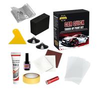 Car Paint Repair Kit - 10ml Quick-Drying Long-lasting Restorer, Vehicle Scratch Remover with Precision Applicator, Deep Polishs Formula for Bumper Door Boat Chip Dent Crack Maintenance