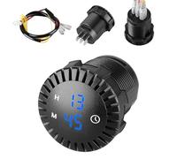 Car Panel Electronic Clock - 12V 24V LED Digital Dashboard Clock