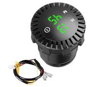 Car Panel Electronic Clock - 12V 24V LED Digital Dashboard Clock