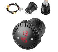 Car Panel Electronic Clock - 12V 24V LED Digital Dashboard Clock