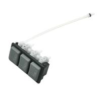 car part OE:29074-02/04E 81623986093 42538404 Regolazione lombare sedile camion IPS valvola 3 pulsanti for ISRI/MAN/IVECO (colore grigio)