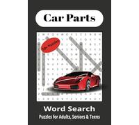 Car Parts Word Search Puzzle Book: Funny & Relaxing Word Search for Adults & Seniors | 110-Page 6x9 Puzzle Book for Stress Relief & Brain Training