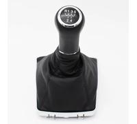 Car Passion Cuffia Leva Cambio Manuale + Pomello + Anello Ghiera di Ritenzione Compatibile con Opel Astra H 2004-2010 5 Marce Set Completo Ricambio Auto