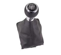 Car Passion Cuffia Leva Cambio Manuale + Pomello Compatibile con Audi A3 8P 2003-2013 Marce Cambio Manuale Set Completo Ricambio Auto