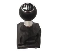 Car Passion Cuffia Leva Cambio Manuale + Pomello Compatibile con Audi A4 B8 2008-2015 6 Marce Cambio Manuale Set Completo Ricambio Auto