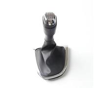 Car Passion Cuffia Leva Cambio Manuale + Pomello + Ghiera Cromata Compatibile con Renault Clio 4 2012-2019 Set Completo Ricambio Auto (6 Marce)