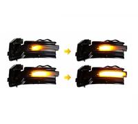 Car Passion Indicatore di direzione Freccia Specchietto laterale LED Compatibile con Audi Q2 2019-2025 E Q3 F3 2019-2025 Luce Dinamico Progressivo Fumè Nero Side Marker Dynamic (Per Q2 Q3)