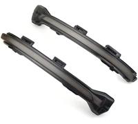 Car Passion Indicatore di direzione Freccia Specchietto laterale LED Compatibile con Golf 7 2012-2019 e Touran 2016-2019 Luce Dinamico Progressivo Fumè Nero Side Marker Dynamic (Golf 7 Touran)