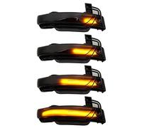 Car Passion Indicatore di direzione Freccia Specchietto laterale LED Compatibile con Luce Dinamico Progressivo Fumè Nero Side Marker Dynamic (Per Grand Cherokee)