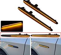 Car Passion Indicatore di direzione Freccia Specchietto laterale LED Compatibile con Luce Dinamico Progressivo Fumè Nero Side Marker Dynamic (Alfa Romeo Giulietta)