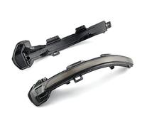 Car Passion Indicatore di direzione Freccia Specchietto laterale LED Compatibile con Luce Dinamico Progressivo Fumè Nero Side Marker Dynamic (Per Golf 8)