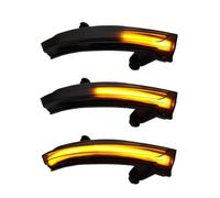 Car Passion Indicatore di direzione Freccia Specchietto laterale LED Compatibile con Renault Clio MK5 2019-2025 Luce Dinamico Progressivo Fumè Nero Side Marker Dynamic (Renault Clio V)