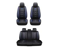 Car Passion Kit Coprisedili Auto Universale Sportivo Qualità Superiore in Ecopelle Anteriore e Posteriore con Poggiatesta Compatibile con Airbag Laterale Protezione Sedile Look Dinamico