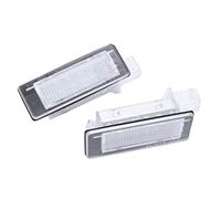 Car Passion Kit luci led targa compatibile con Dacia Duster 2010 2017 Renault Captur posteriori canbus NO ERRORE 18 SMD 6000K luce bianco ghiaccio placchetta lampada ricambio (Dacia - Renault)
