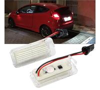 Car Passion Kit luci led targa compatibile con Ford Fiesta Focus Ecosport Kuga posteriori canbus NO ERRORE 18 SMD 6000K luce bianco ghiaccio placchetta lampada ricambio (Ford)