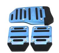 Car Pedal Set Copripedali 3 Pezzi Universali Antiscivolo Per Pedale Del Cambio Automatico In Alluminio, Freno E Acceleratore, Accessori Per Interni Auto(Blue)