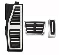 Car Pedal Set Copripedali Per A8 D5 2018 2019 2020 2021 2022 LHD Acceleratore Gas Freno Poggiapiedi Pedale Copertura Pad Accessori Interni(3Pcs AT with rest)